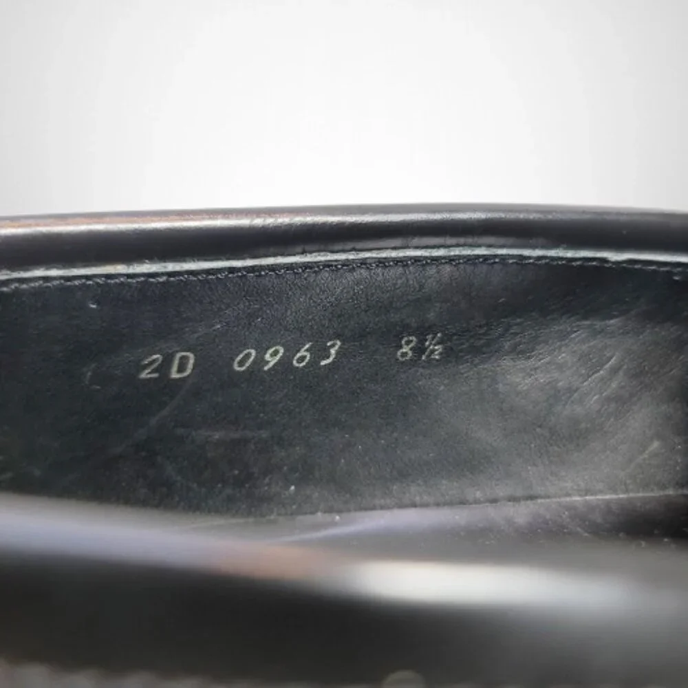 Prada Brushed Leather Triangle Logo Loafers Size: 8.5 - Picture 7 of 16